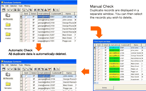 Easily find and delete duplicate records